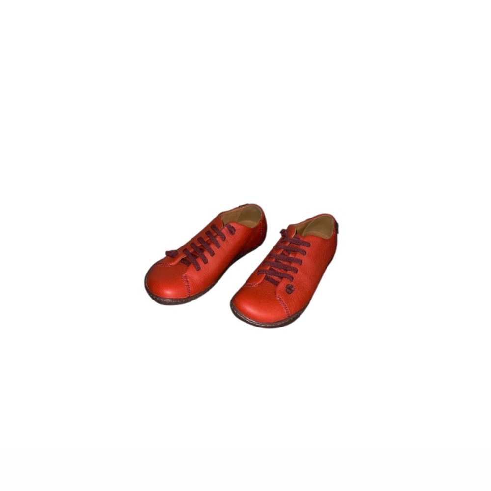 Camper Red Leather Casual Shoes - Men’s Size 38